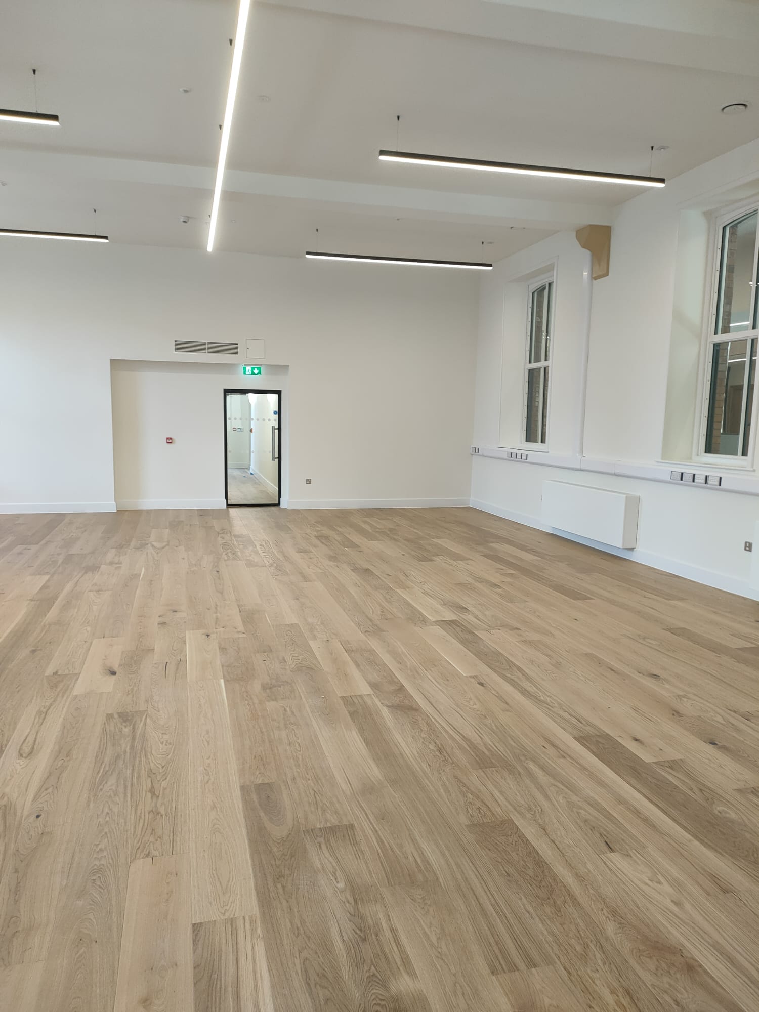 Commercial plastering project completed by GMC Plastering