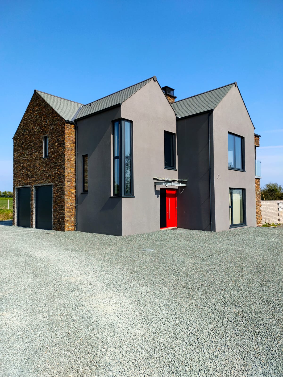 Residential plastering project completed by GMC Plastering