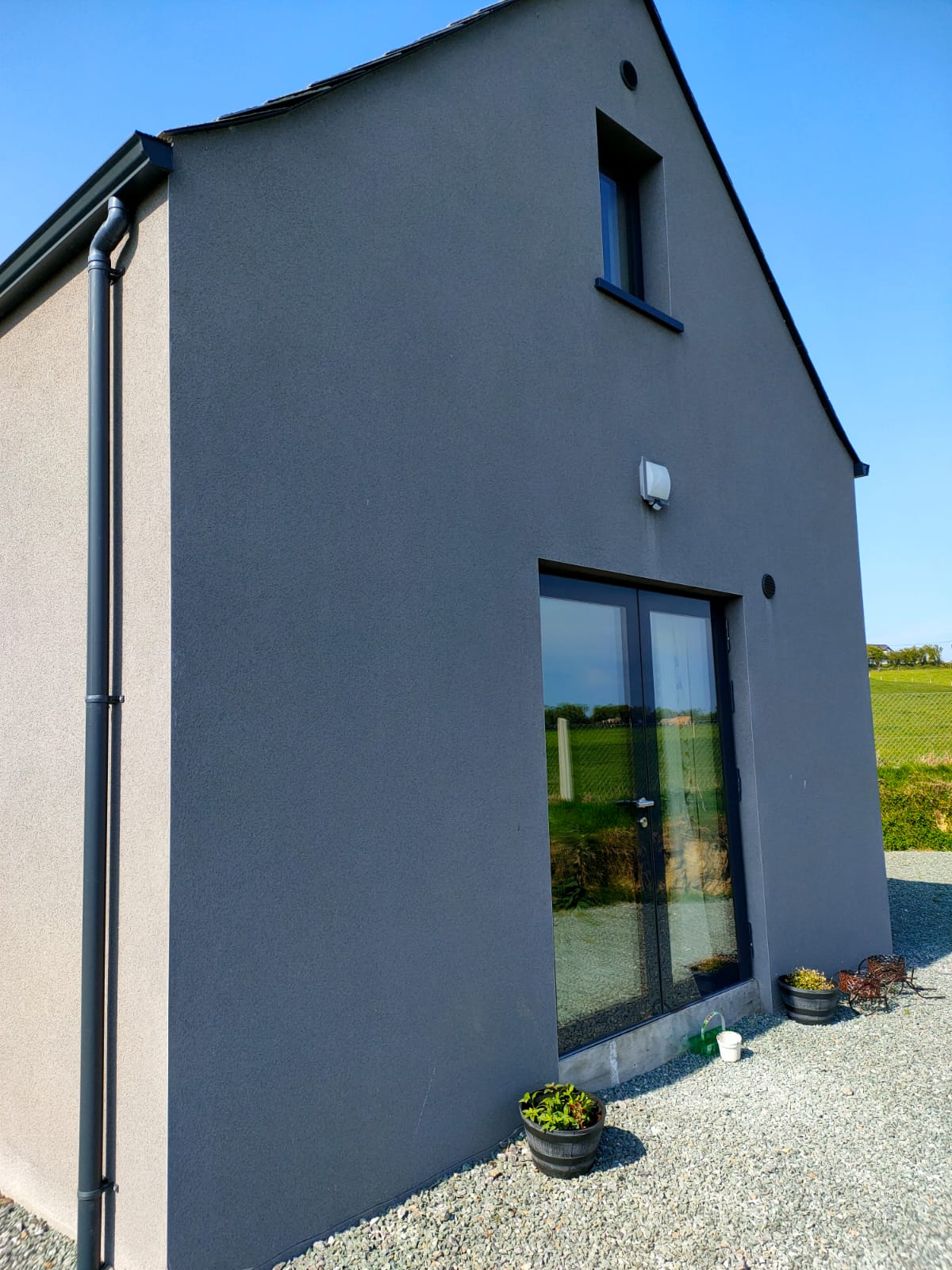 Residential plastering project